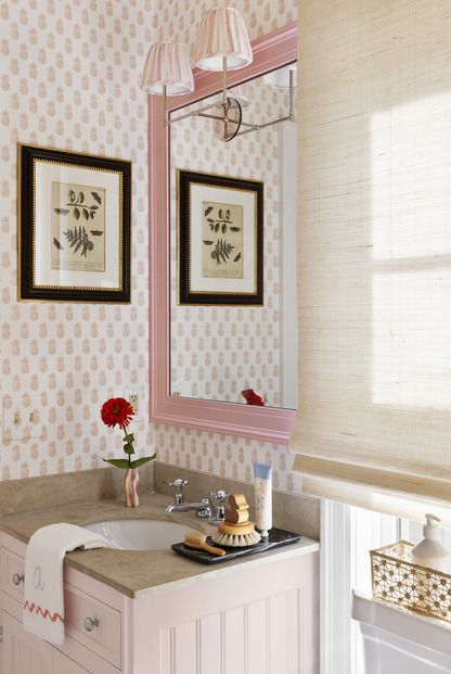 pink children's bathroom