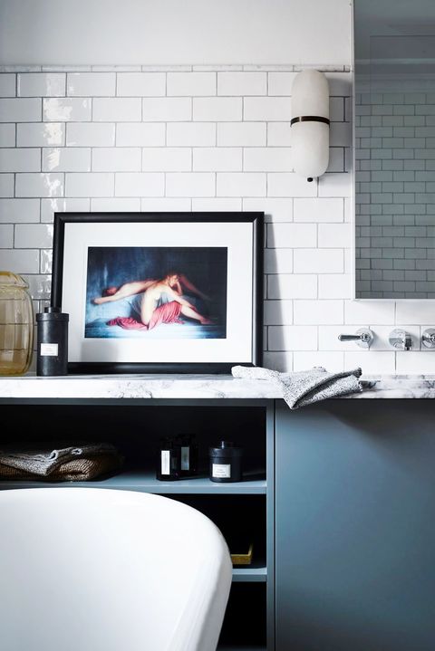 white subway tile bathroom